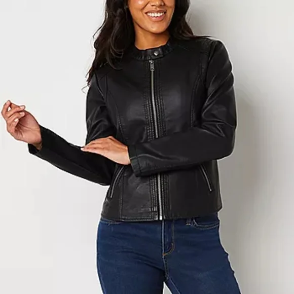 Black leather jacket - Picture 3 of 13